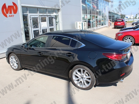Полиуретан Спойлер на крышку багажника Mazda 6 2013- BROOMER Design